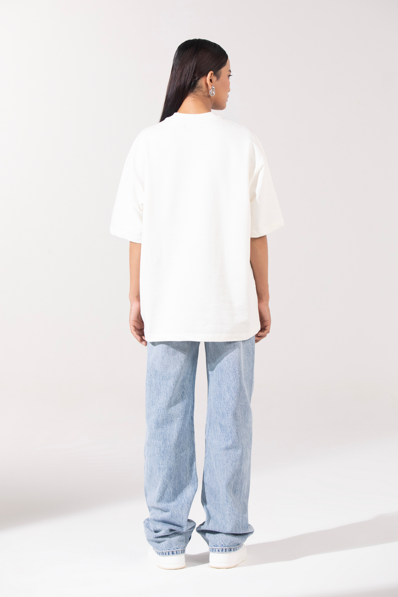 Oversized Essential Tee - Pure
