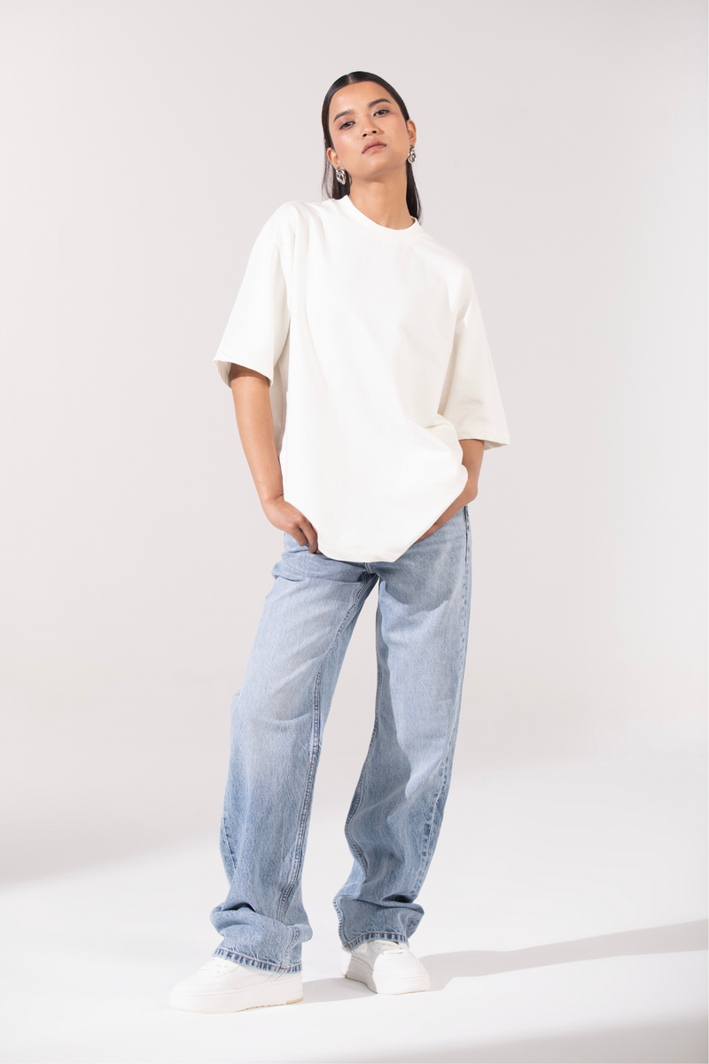 Oversized Essential Tee - Pure