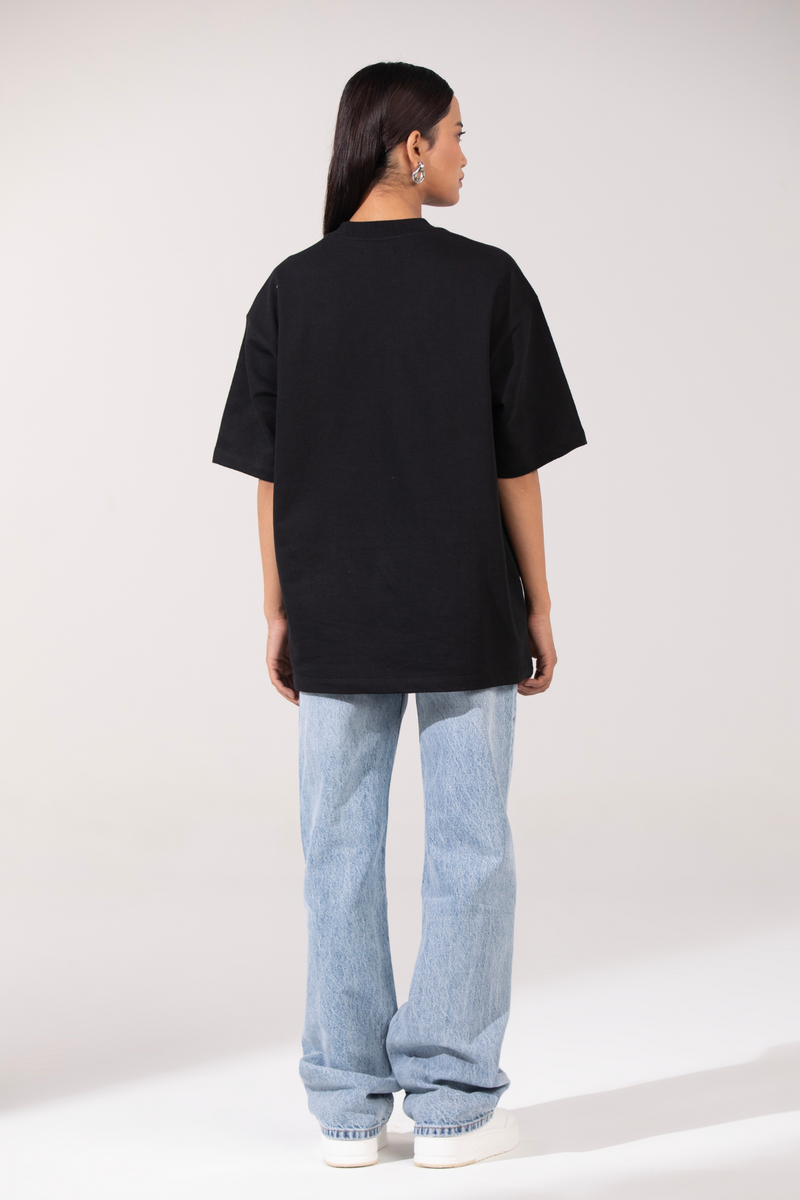 Oversized Essential Tee - Noir