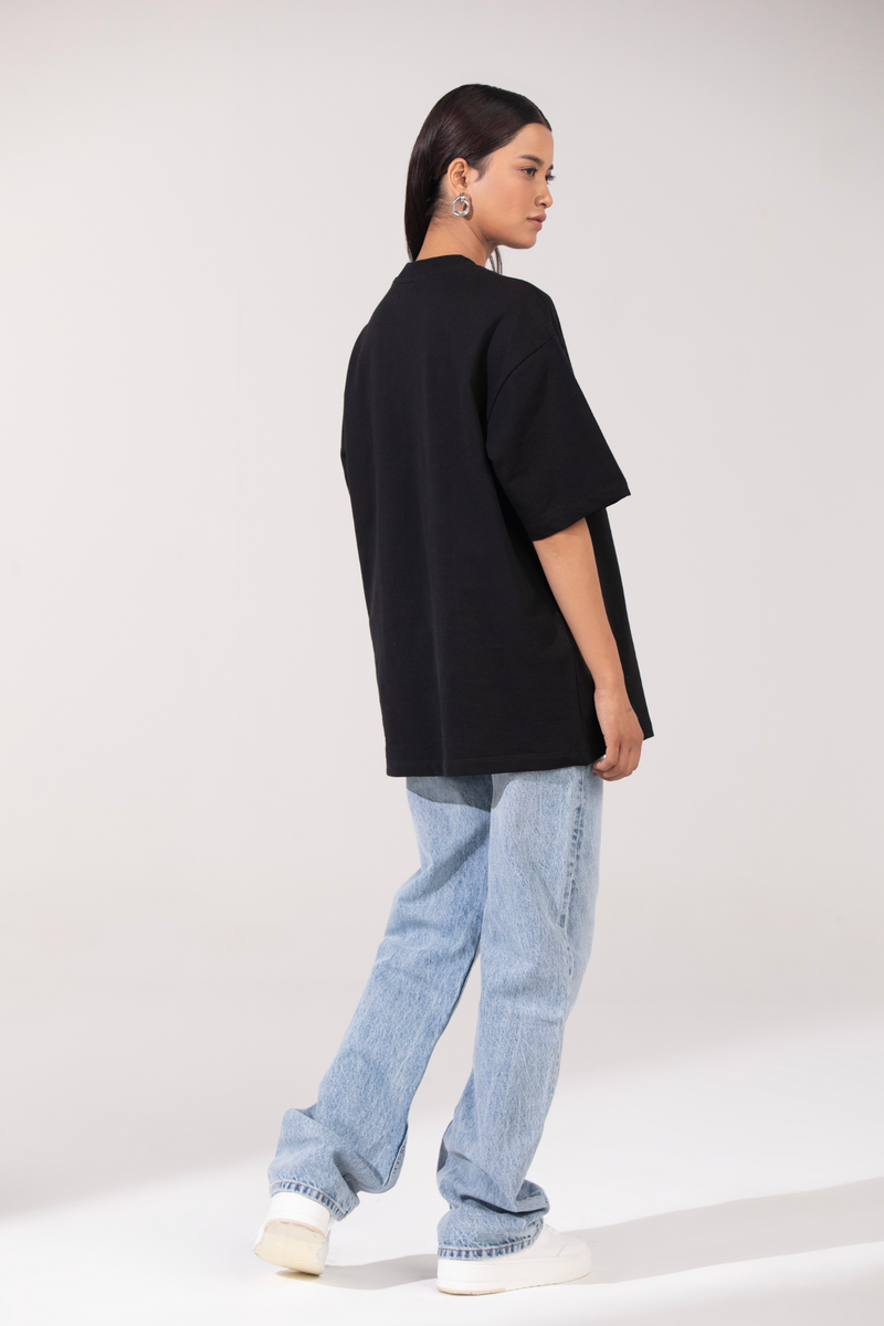 Oversized Essential Tee - Noir