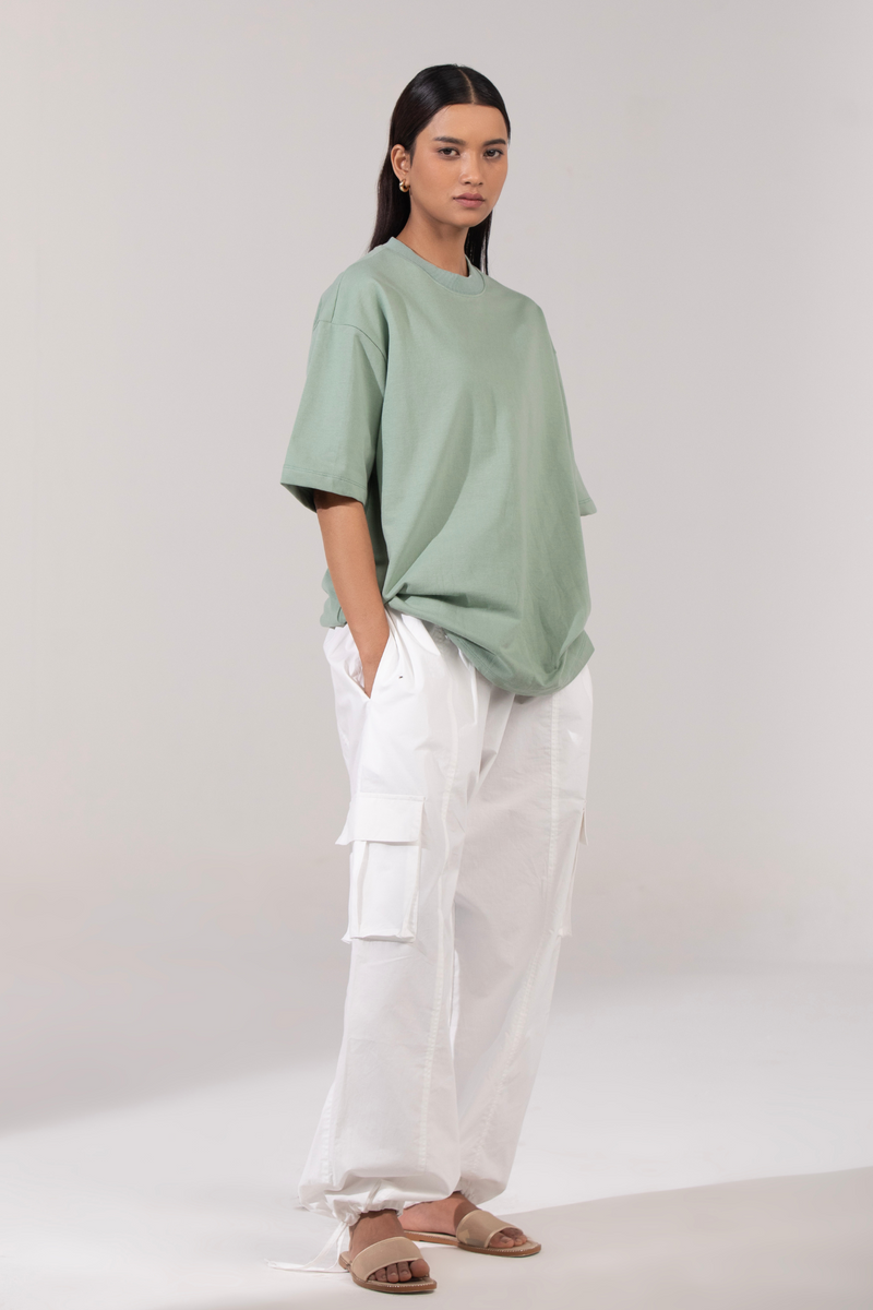 Oversized Essential Tee - Jade