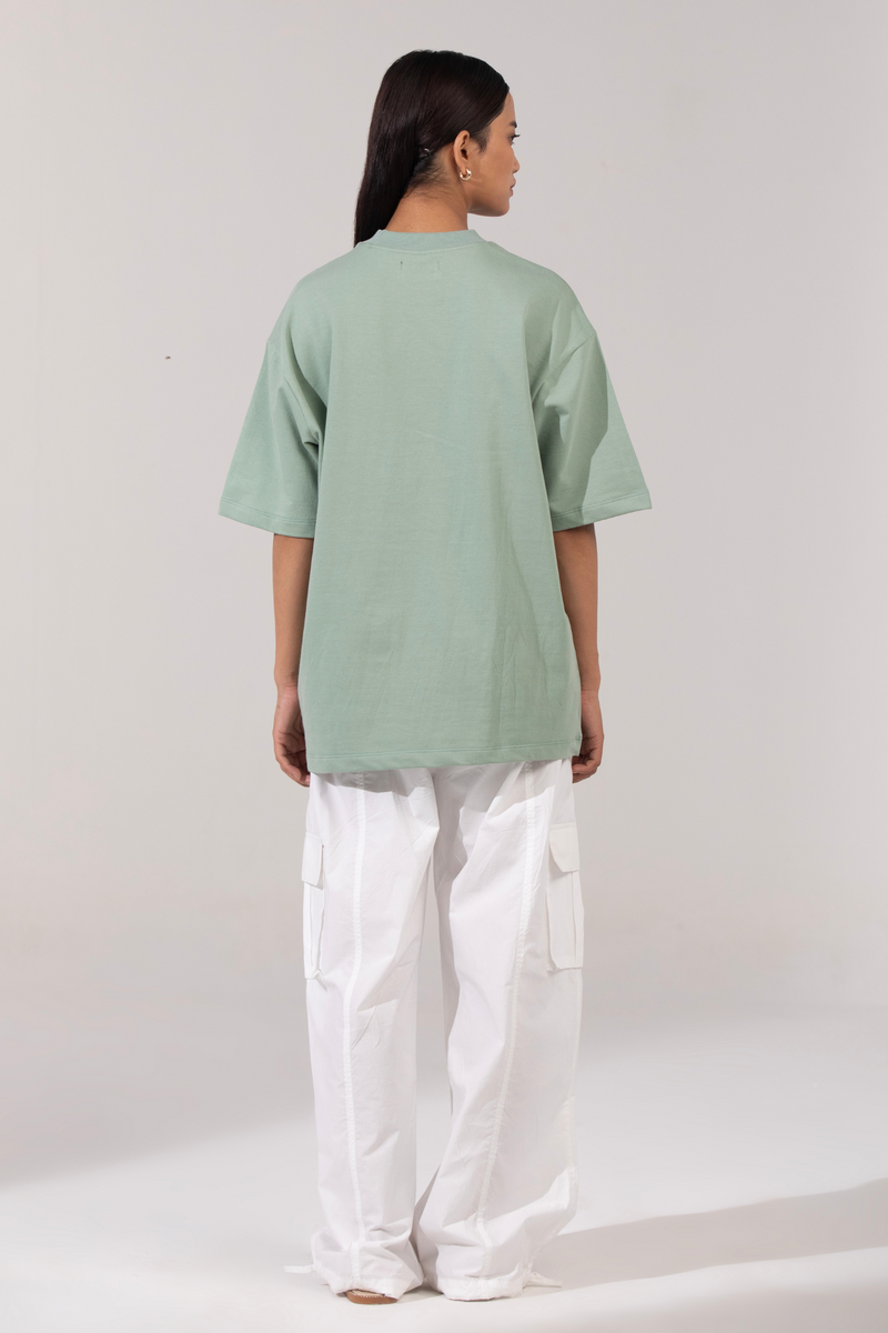 Oversized Essential Tee - Jade