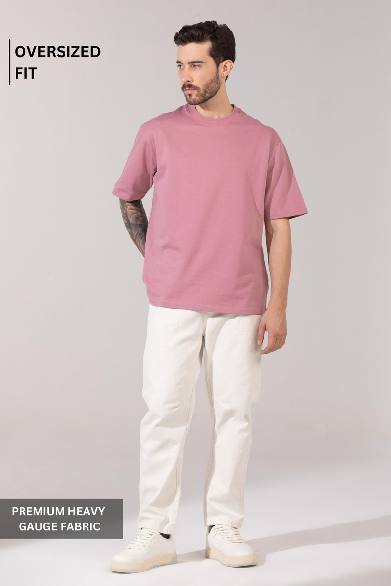 Oversized Heavyweight Essential Tee - Bloom