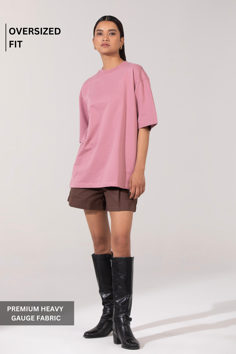 Oversized Essential Tee - Bloom