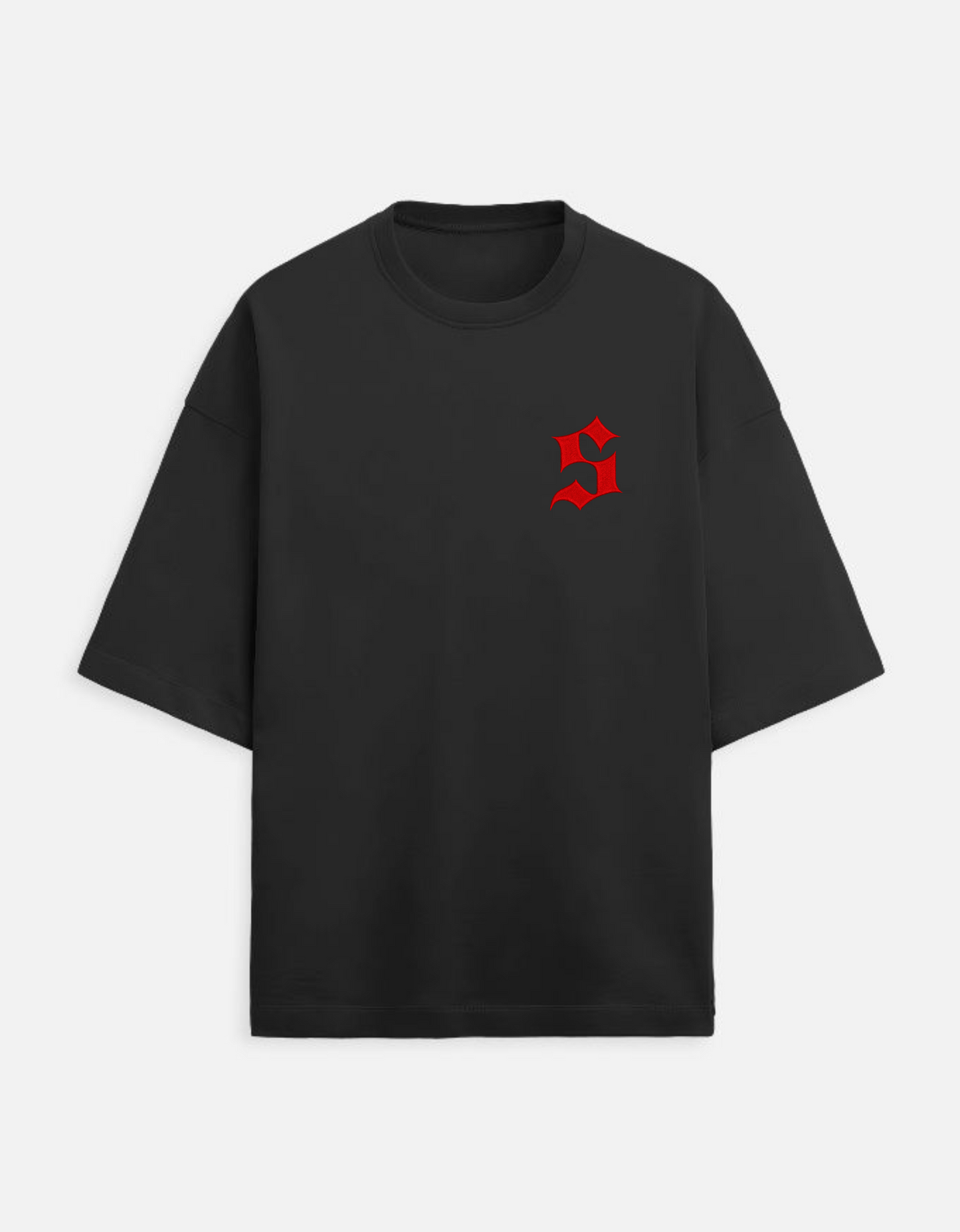 Just Be Embroidered Oversized Tee
