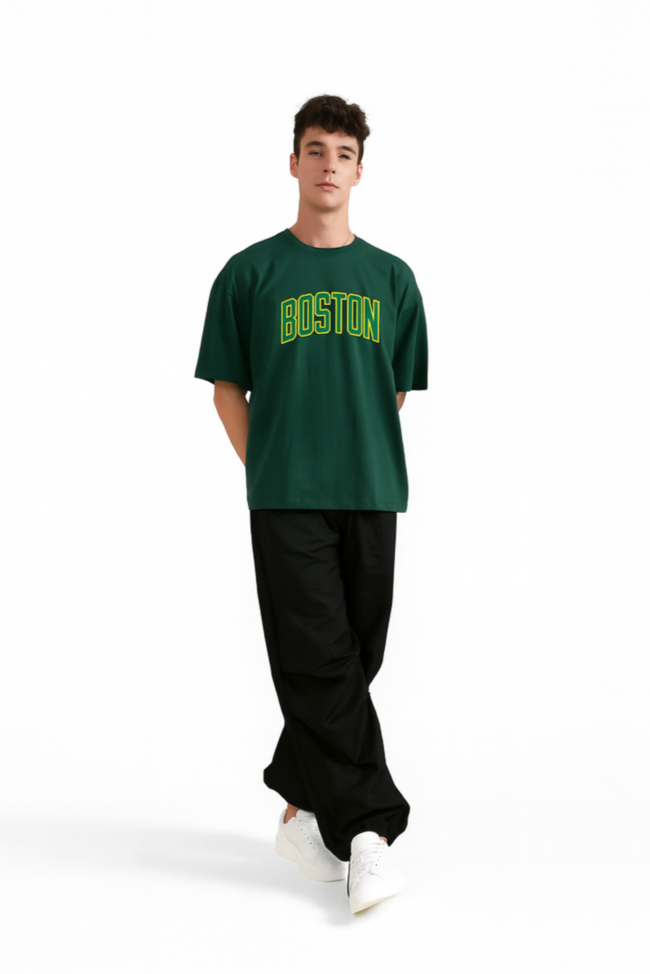 Varsity Oversized Tee - Boston