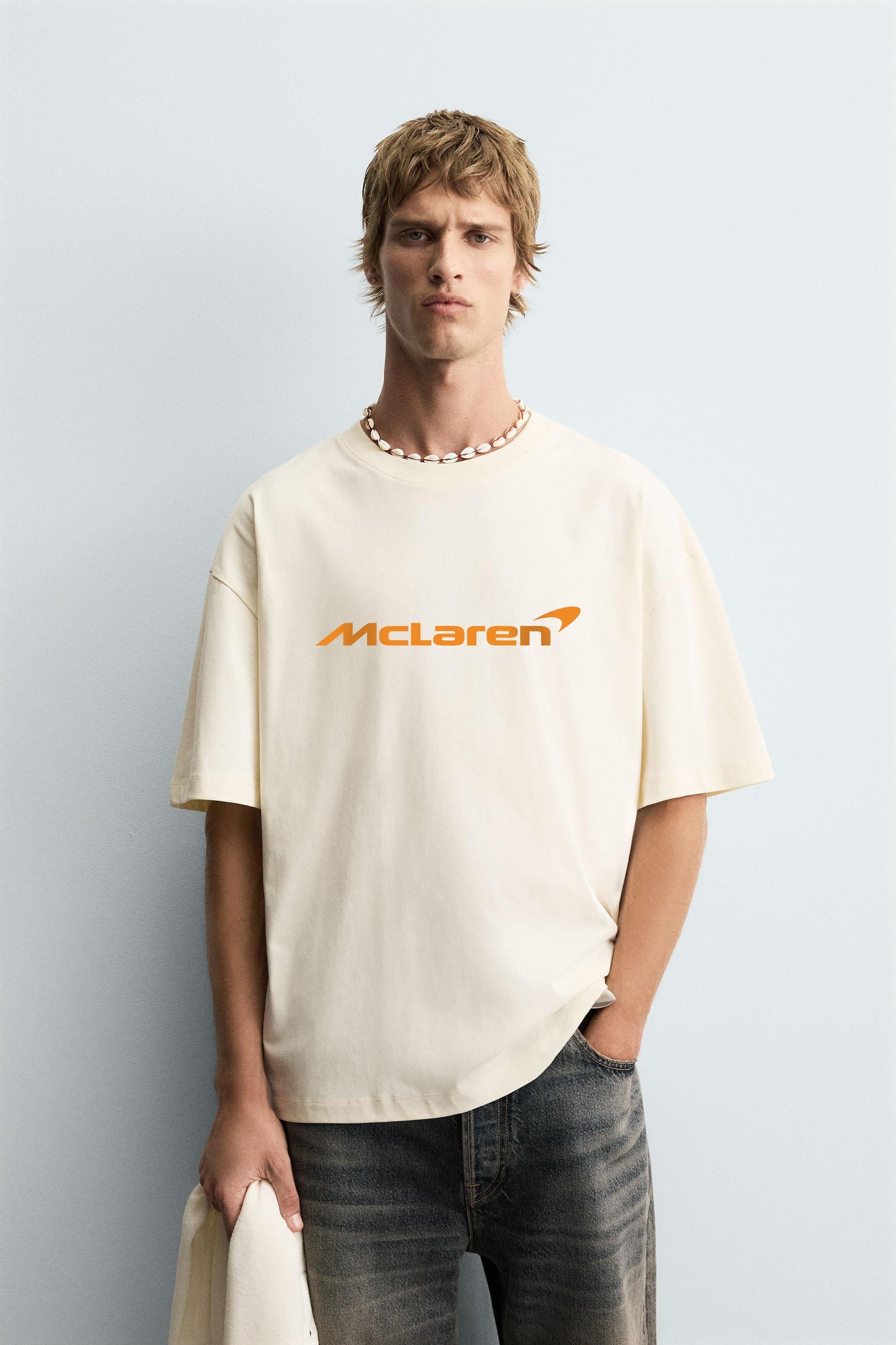McLaren Oversized Tee - Ecru