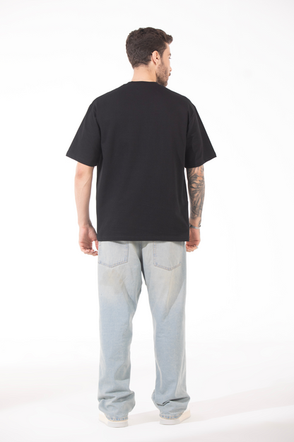 Oversized Heavyweight Essential Tee - Noir