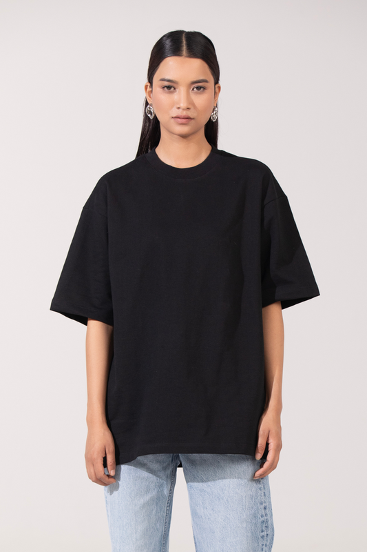 Oversized Essential Tee - Noir