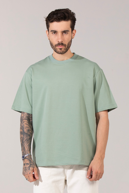 Oversized Heavyweight Essential Tee - Jade