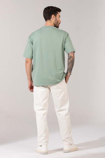Oversized Heavyweight Essential Tee - Jade