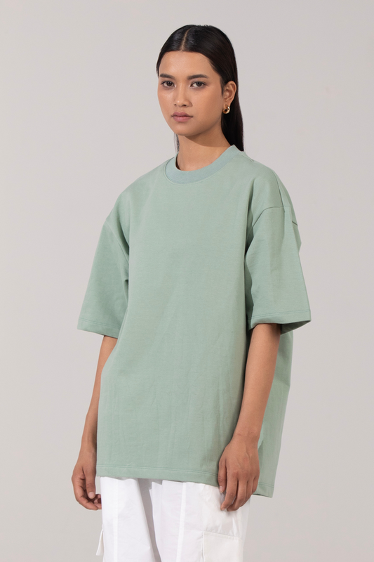 Oversized Essential Tee - Jade