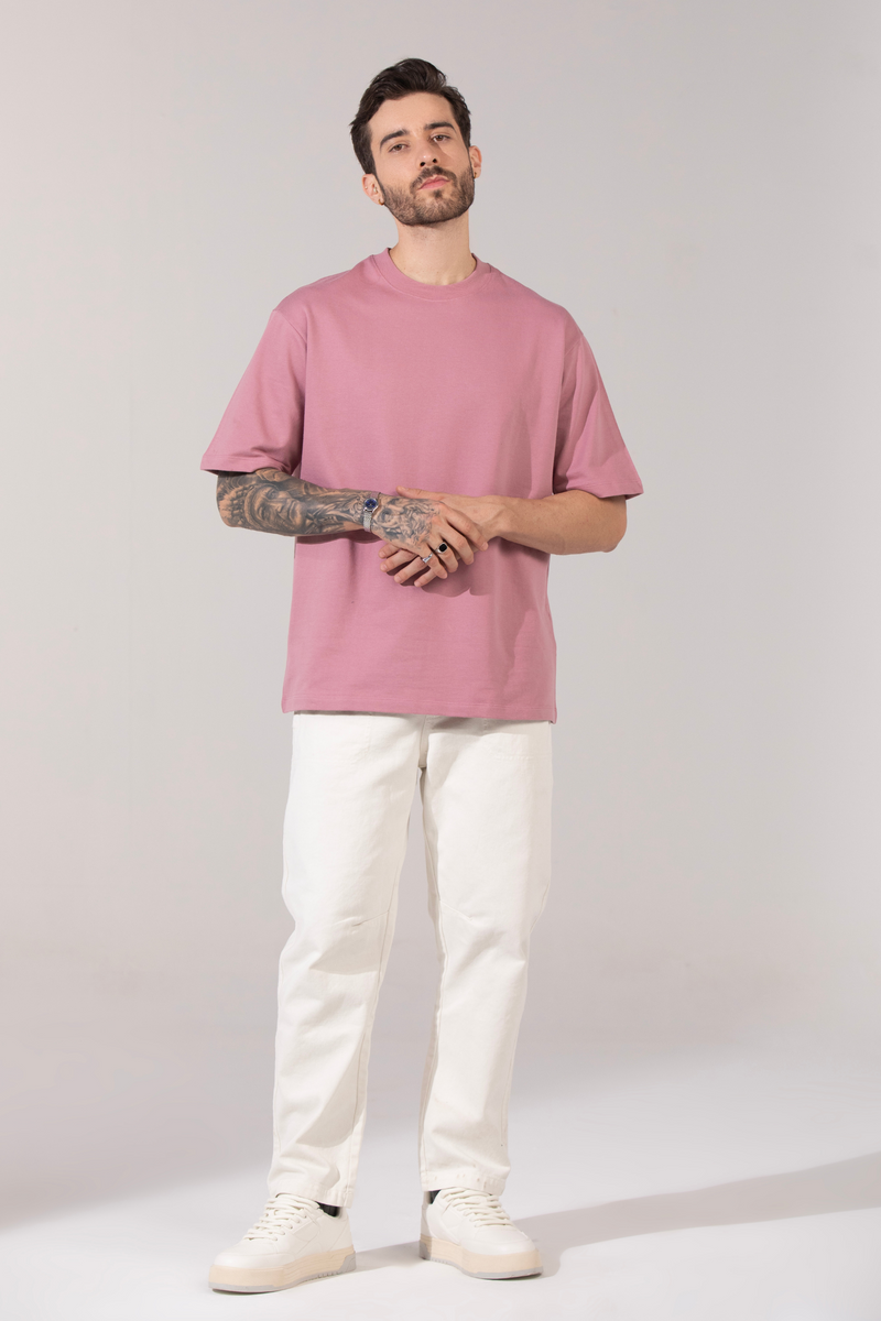 Oversized Heavyweight Essential Tee - Bloom