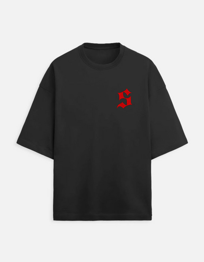 Just Be Embroidered Oversized Tee