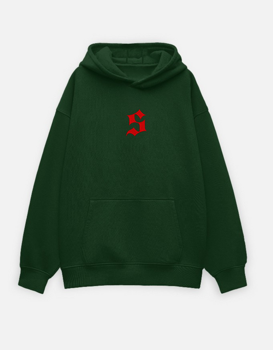 Saint Sinner Heavyweight Hoodie - Forest