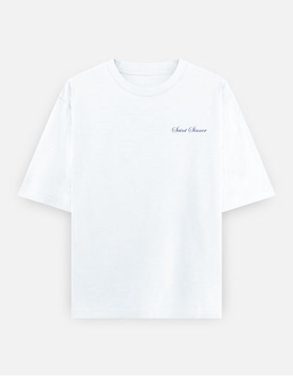 Horse Rider Oversized Tee - Pure