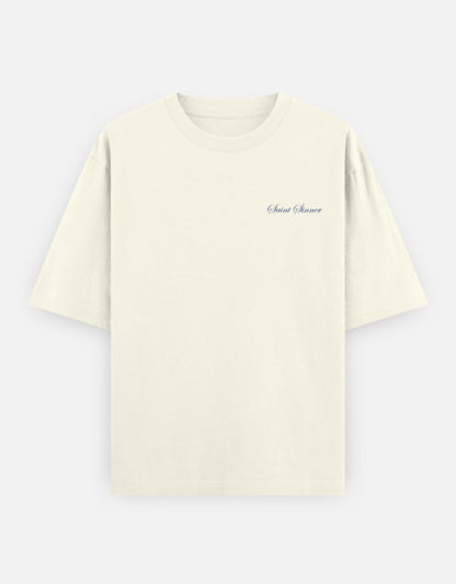 Horse Rider Oversized Tee - Ecru