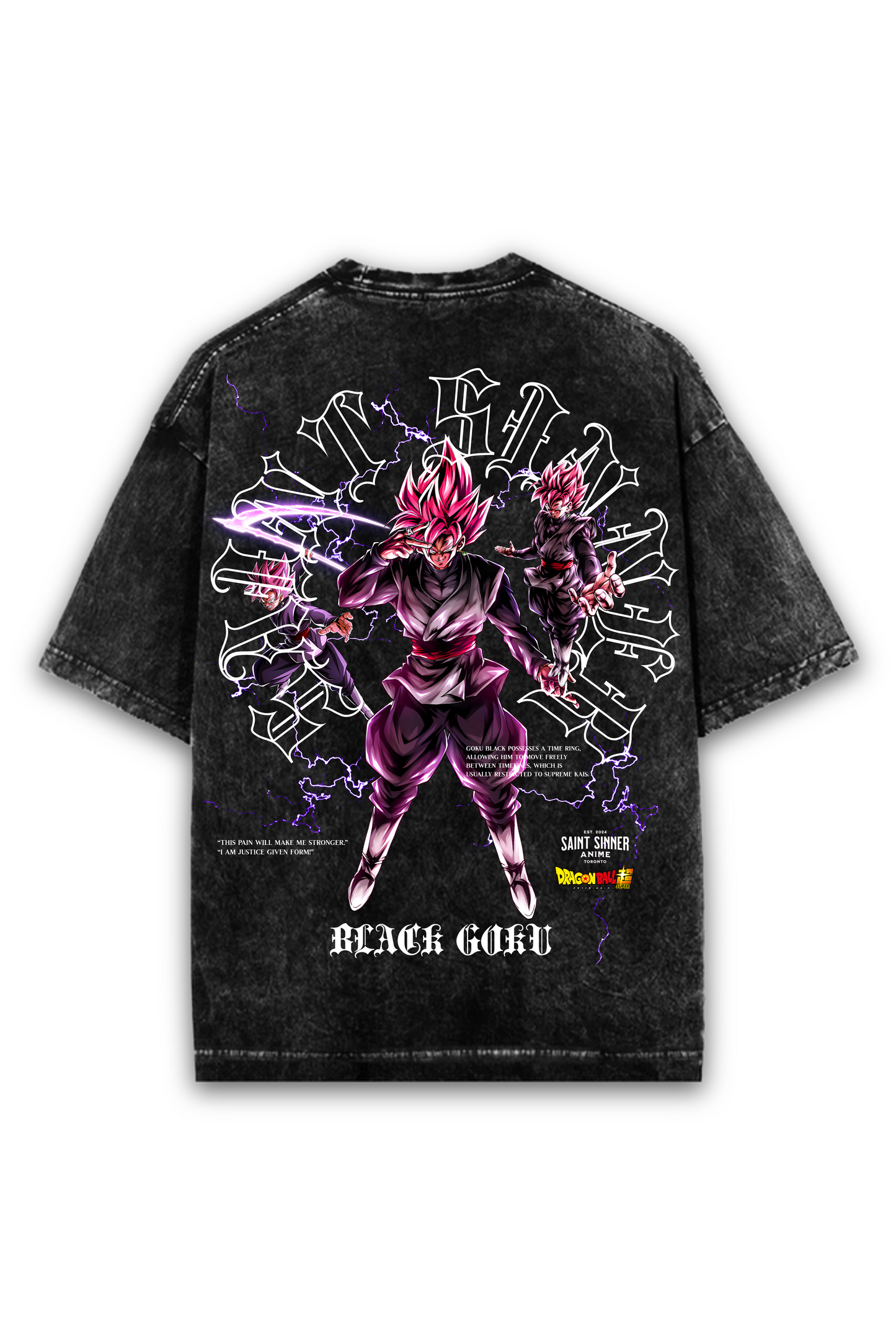 Black Goku's Power Surge Tee