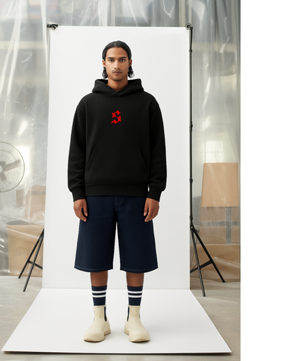Saint Sinner Heavyweight Hoodie - Noir