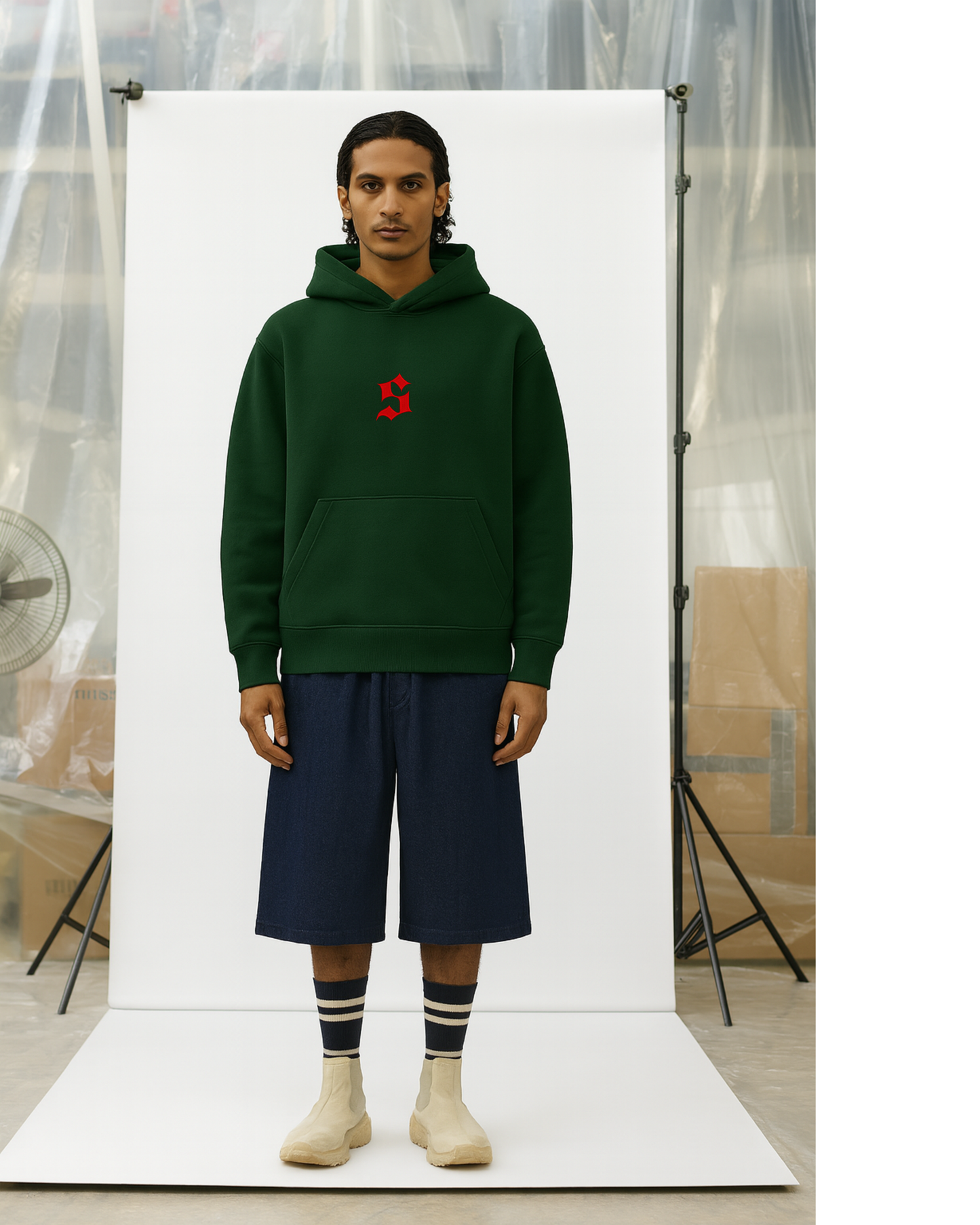 Saint Sinner Heavyweight Hoodie - Forest