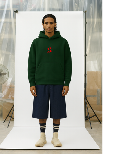 Saint Sinner Heavyweight Hoodie - Forest
