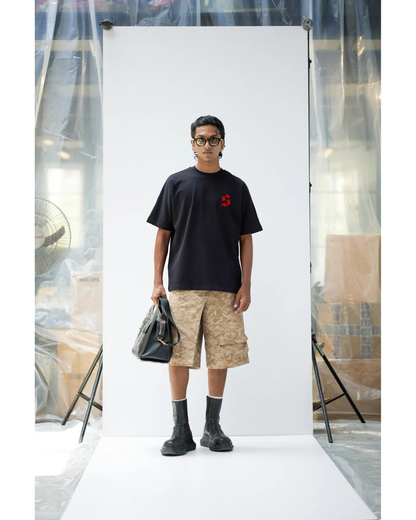 Just Be Embroidered Oversized Tee
