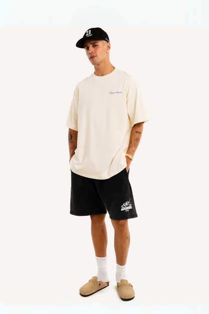 Horse Rider Oversized Tee - Ecru