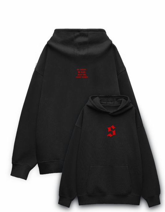 Saint Sinner Heavyweight Hoodie - Noir